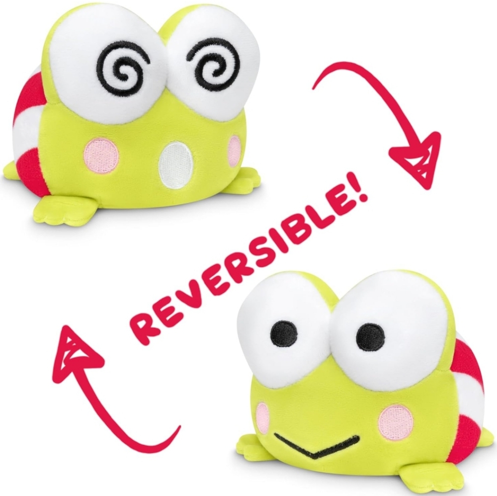 TeeTurtle Sanrio Keroppi Reversible Plush